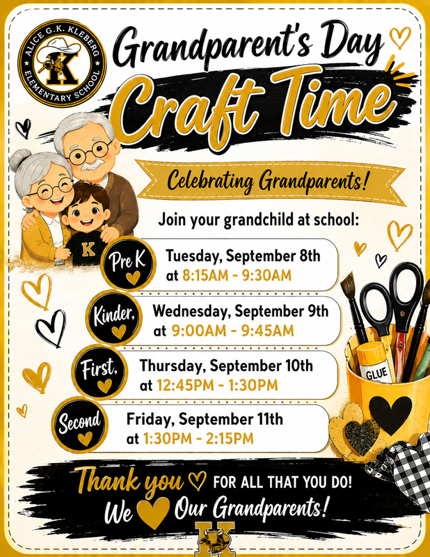 Kleberg Grandparents Day Events
