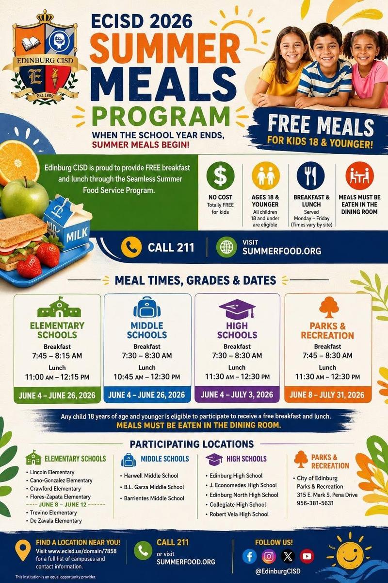 Summer meal program