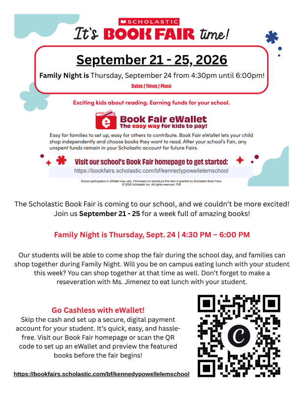 Fall Book Fair September 21-25 Featured Photo