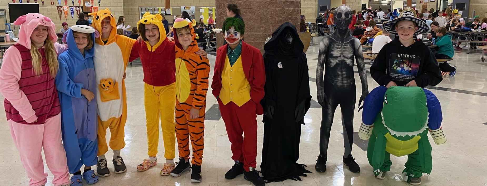 Dressed up for Halloween at the MS