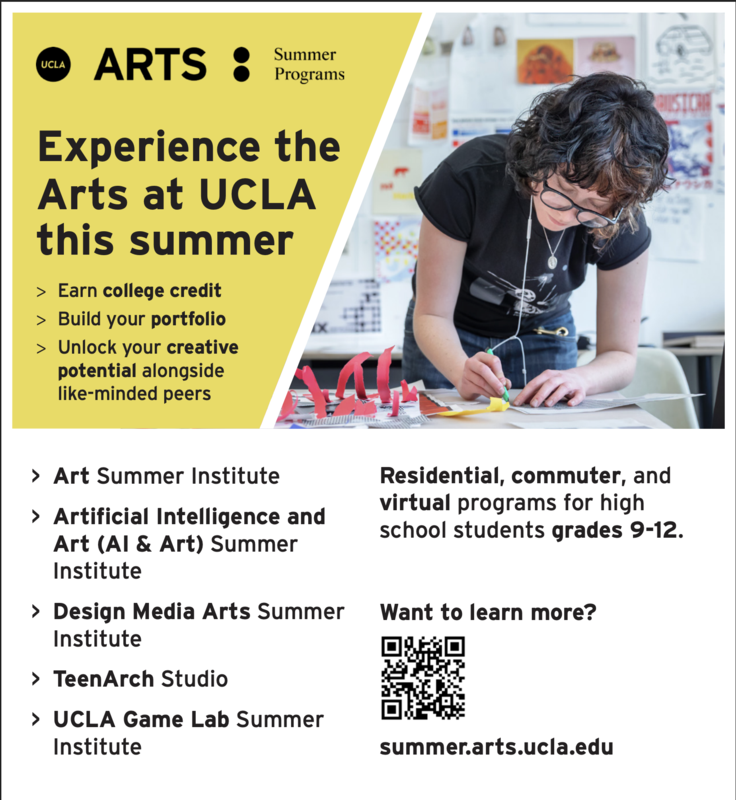 Experience the ARTS at UCLA this Summer!