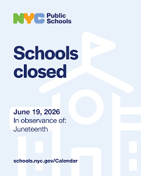 June 19 school closed