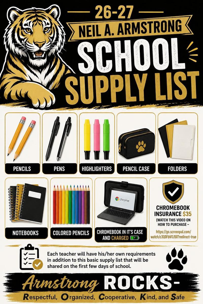 School Supply List