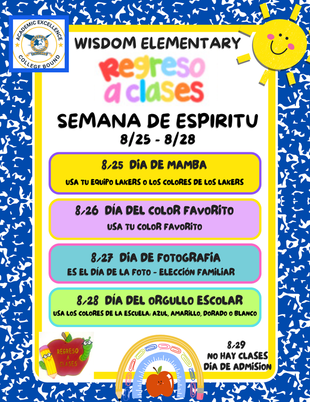 SPIRIT WEEK SPAN