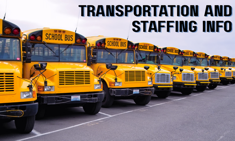 A parking lot with a row of parked traditional yellow school buses.