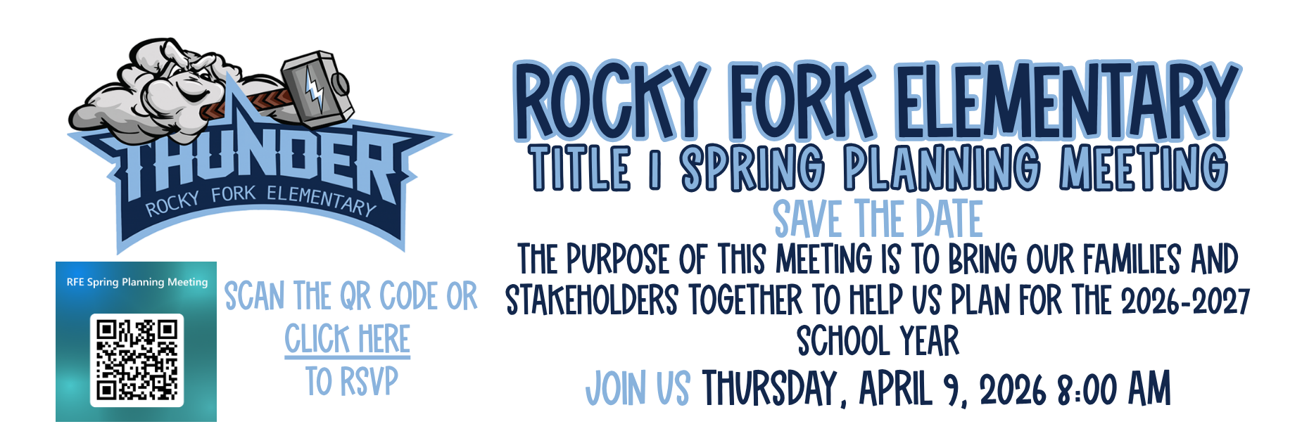 RFE Title I Spring Planning Meeting