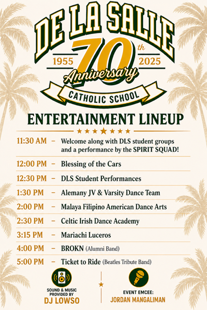 70th Anniversary Schedule - Sunday, May 3rd Featured Photo