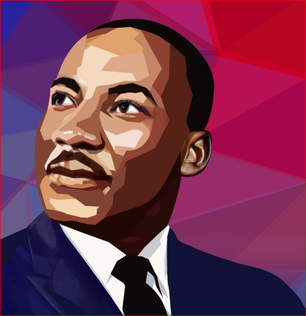 A picture of Reverend Dr. Martin Luther King, Jr.