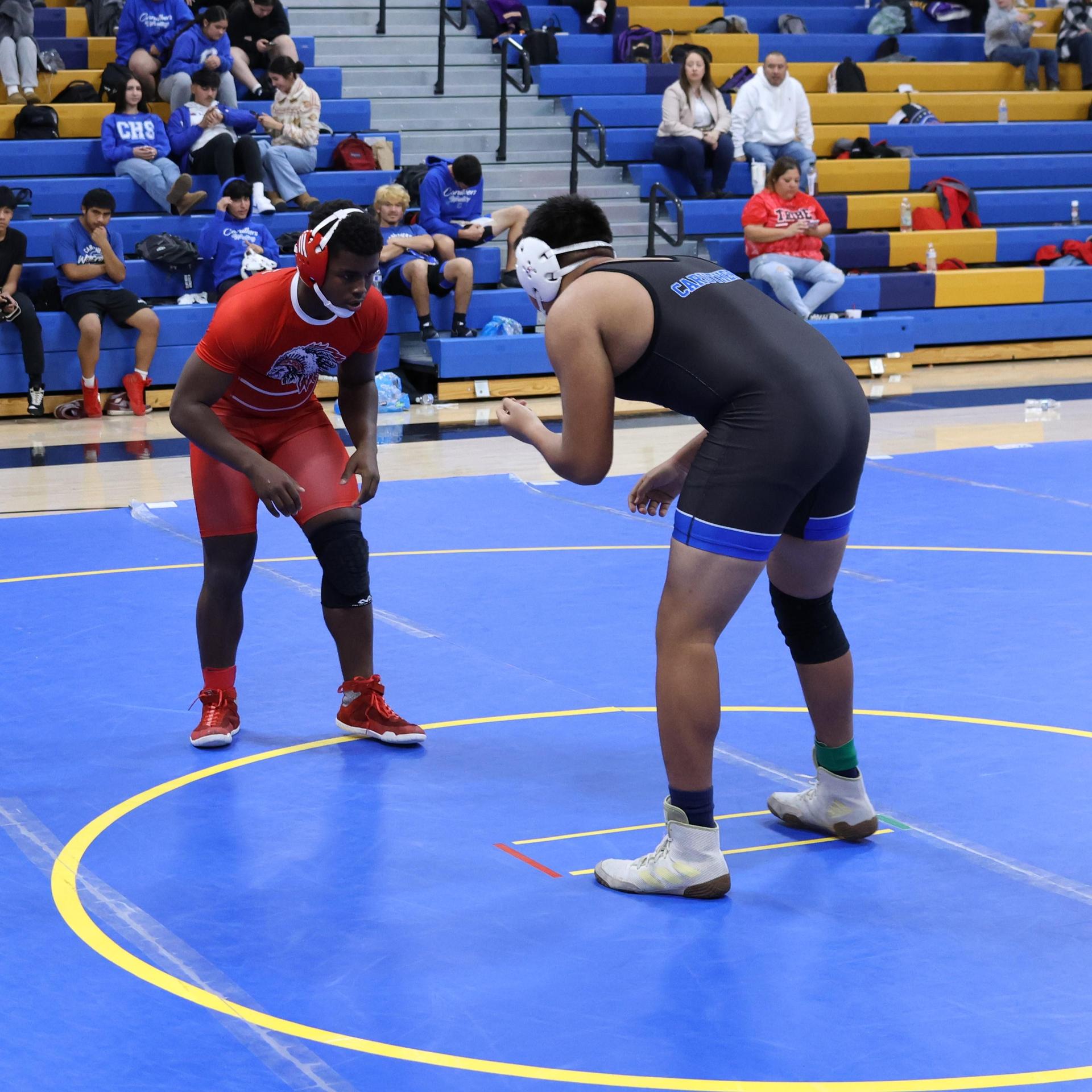 wrestlers in action at parlier
