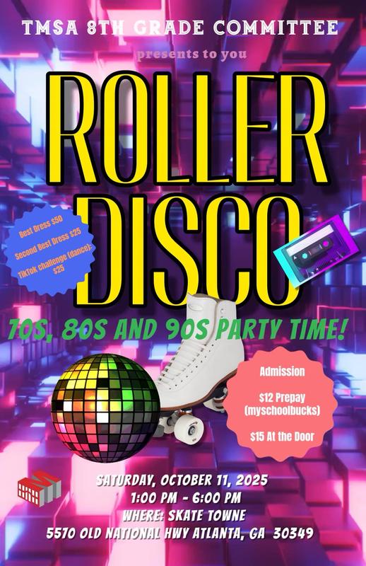 8th Grade Committee Presents: Skate Towne Disco Party! Featured Photo