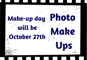 Make-up picture day will be October 27th