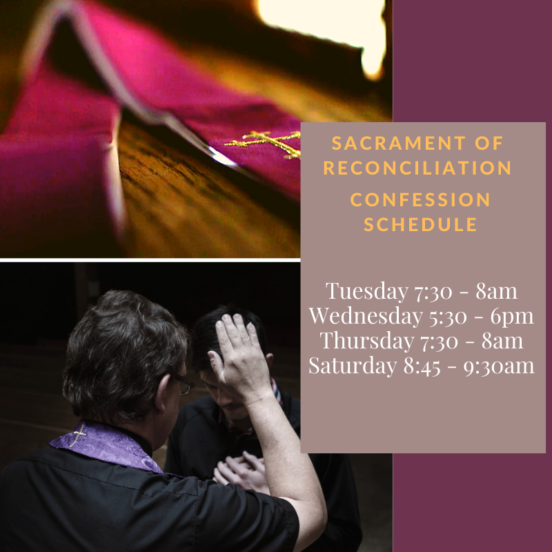 Confession Schedule Featured Photo