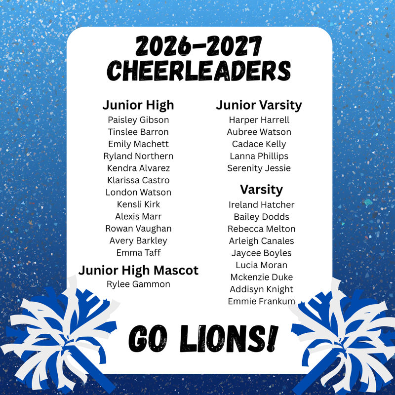 2026-2027 Cheerleaders Featured Photo