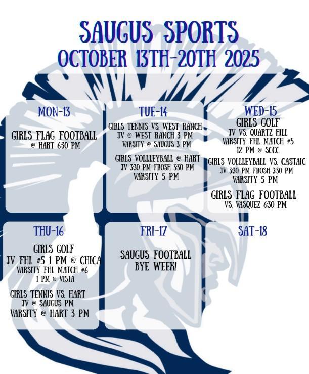 Sports This Week, October 13!