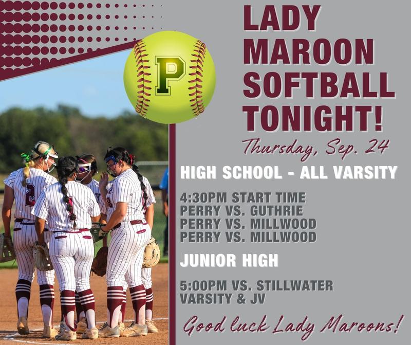 Perry Public Schools Lady Maroons Softball