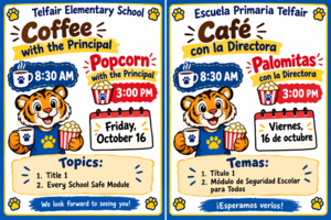 Coffee with the Principal flyer