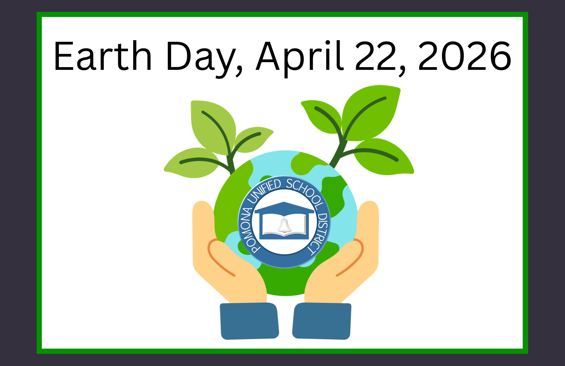 Earth day banner for Homepage