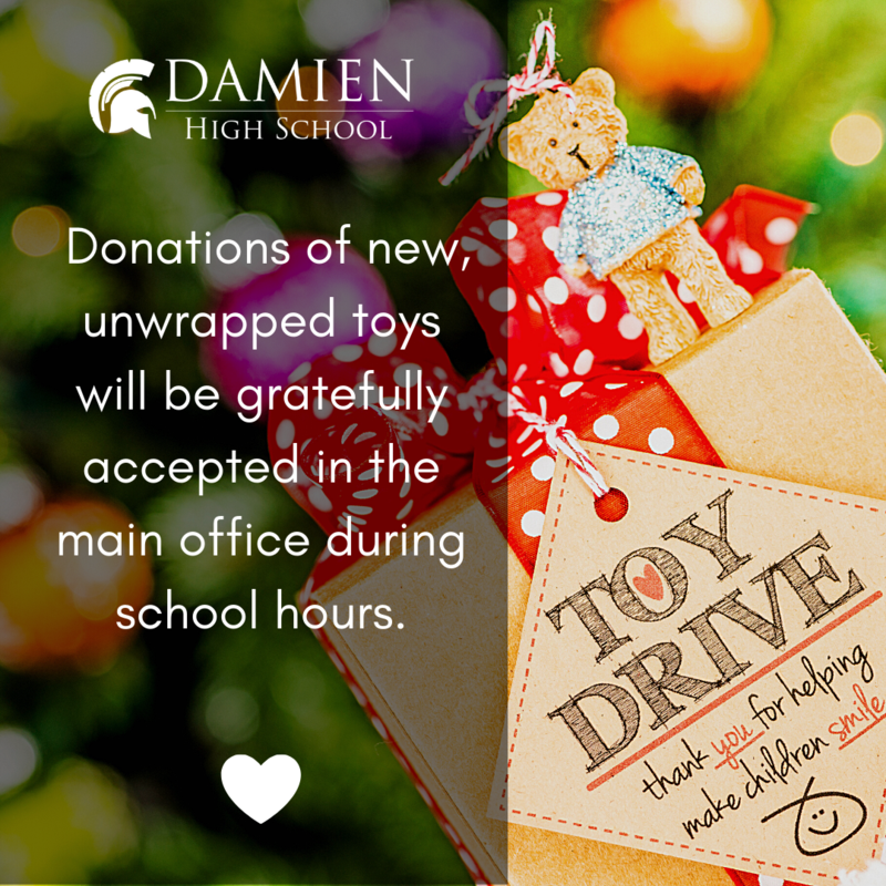 Damien's Annual Toy Drive in support of Megan's Wings Featured Photo