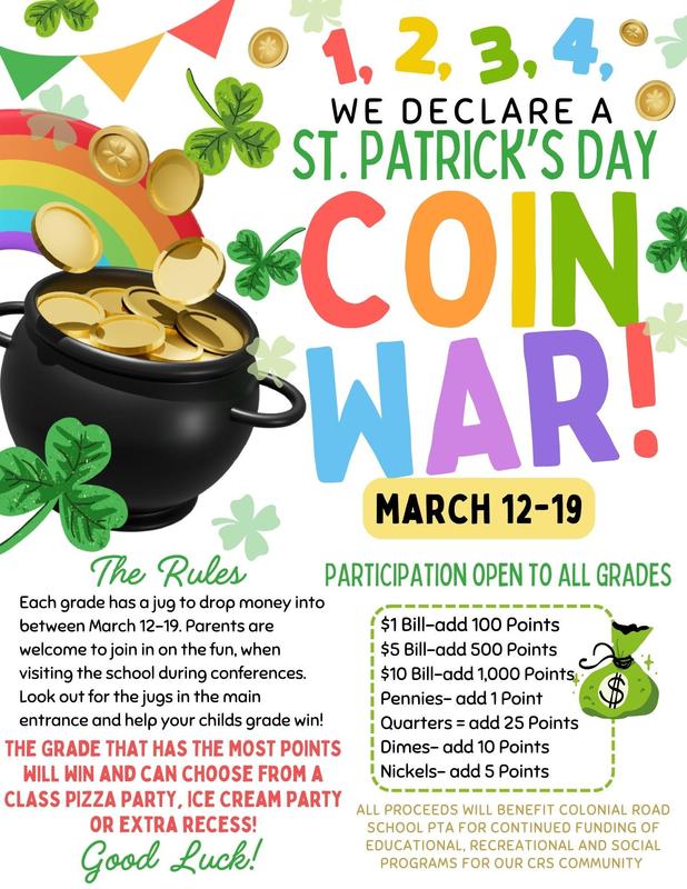 St. Patrick's Day Coin War!