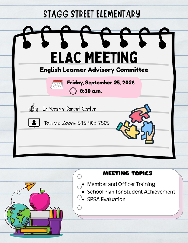 ELAC English Flyer