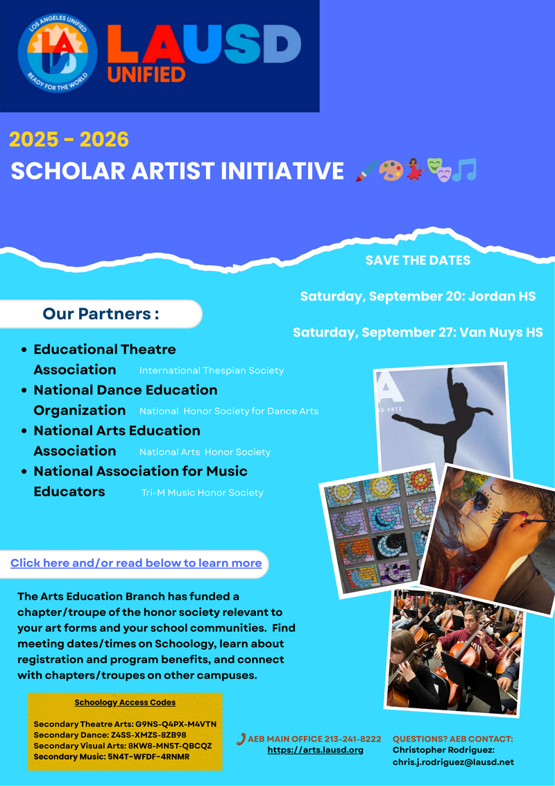 Scholar Artist Initiative