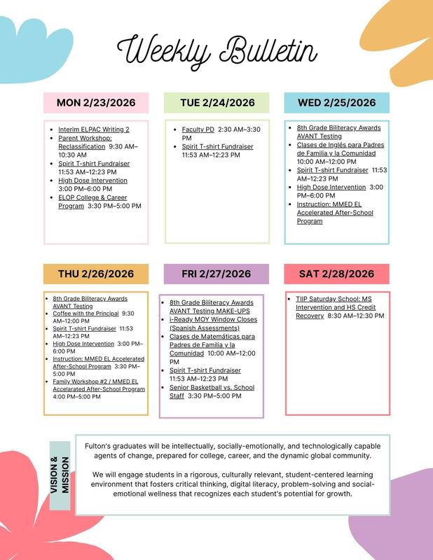 Weekly Bulletin