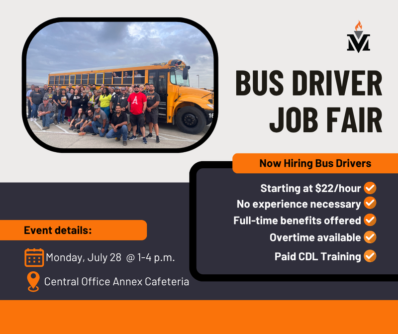 MVISD Bus Driver Job Fair