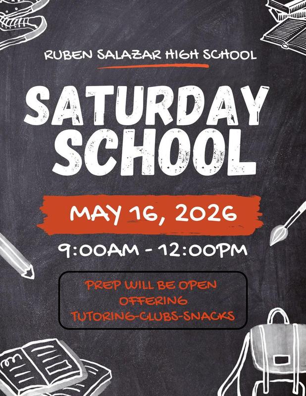 Saturday school flyer