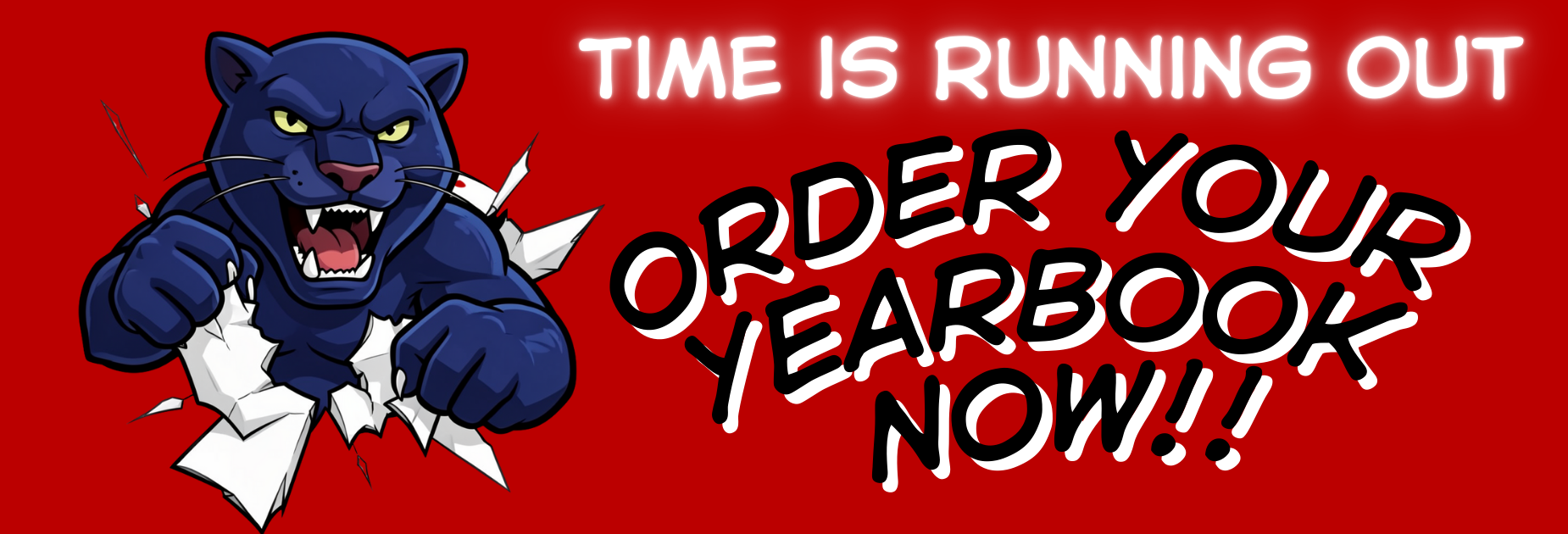 Order your yearbook before they are gone!!