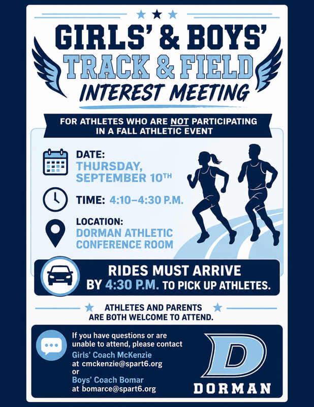 Track & Field Interest Meeting Featured Photo