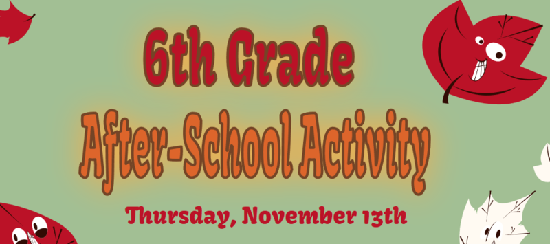 J.E.J. Moore 6th Grade After-School Activity