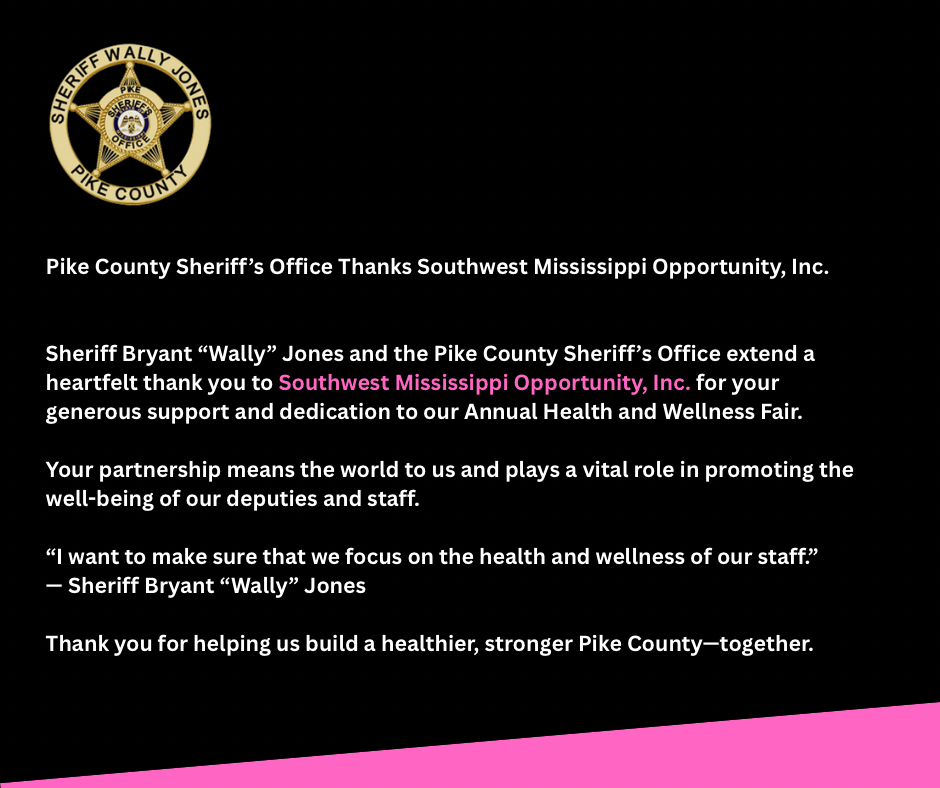 Appreciation and Thank You Notes – Sheriff – Pike County Sheriffs Dept