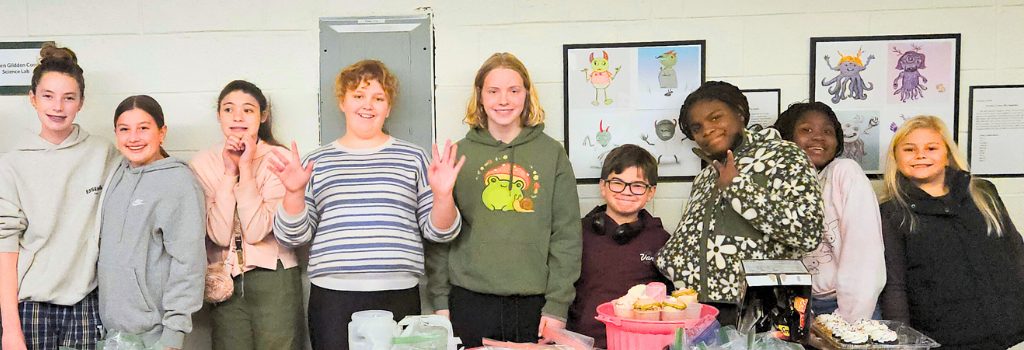 Middle School fundraising bakesale