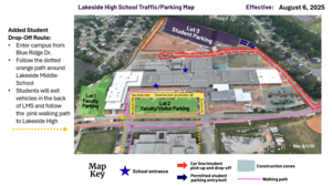 Traffic Flow On Lakeside Campus