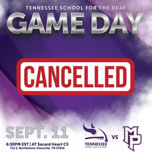 Flag Football Game Against Mount Pisgah Christian Academy Has Been Cancelled