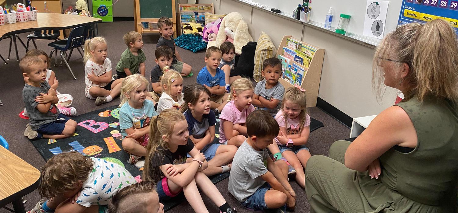 Kindergarten's 1st Day of School at Arete