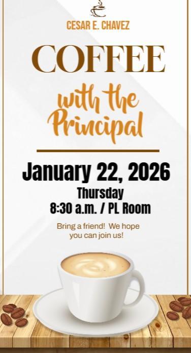 Coffee with the principal