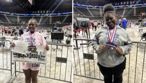 state champ and runner-up powerlifters