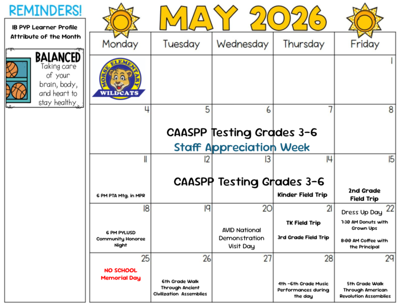 May 2026 Calendar
