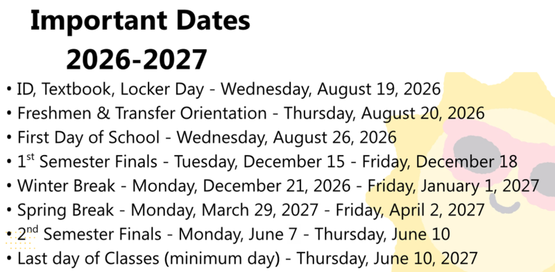 MARK YOUR CALENDARS! Thumbnail Image