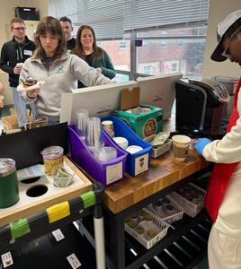 Coffee Bar is open for business.