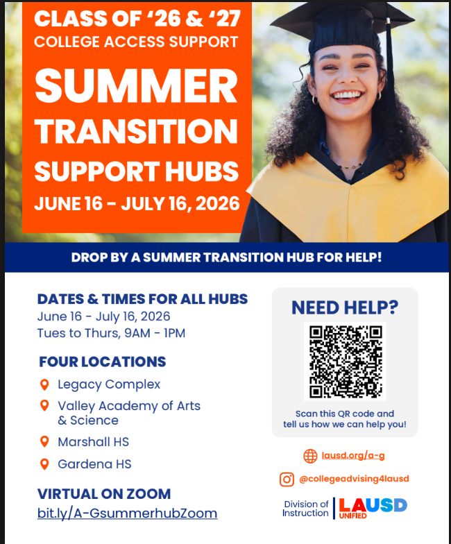 Summer Transition to College - Class of 2026