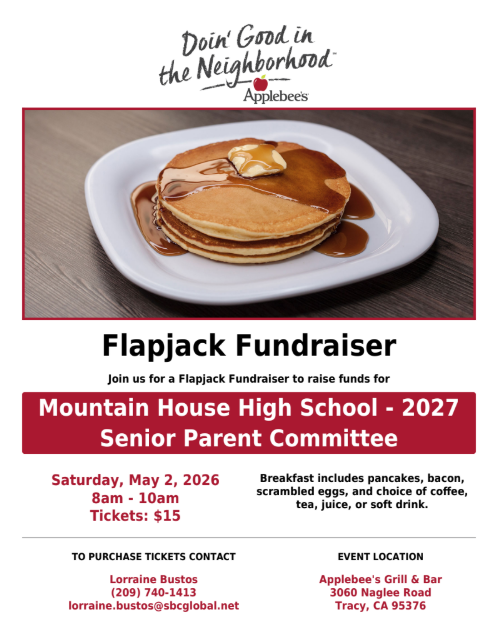 Short Stack for the Grads! Class of 2027 (Junior Class Fundraiser) Featured Photo