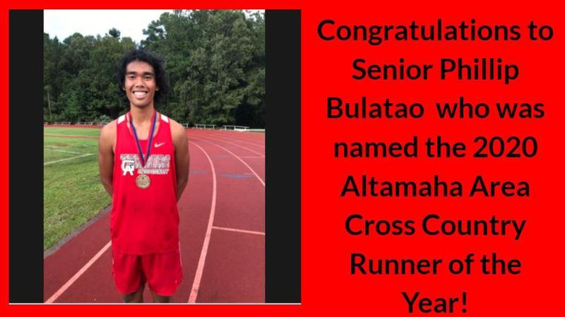 Phillip Bulatao Named 2020 Altamaha Area Cross Country Runner of the Year! Featured Photo