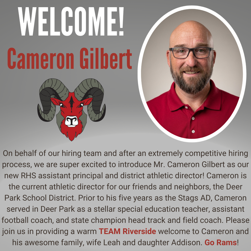 Cameron Gilbert as New AP/AD
