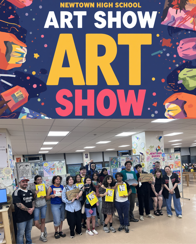 the first annual art show group photo