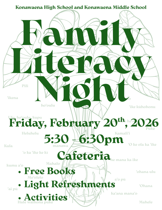 Family Literacy Night flier