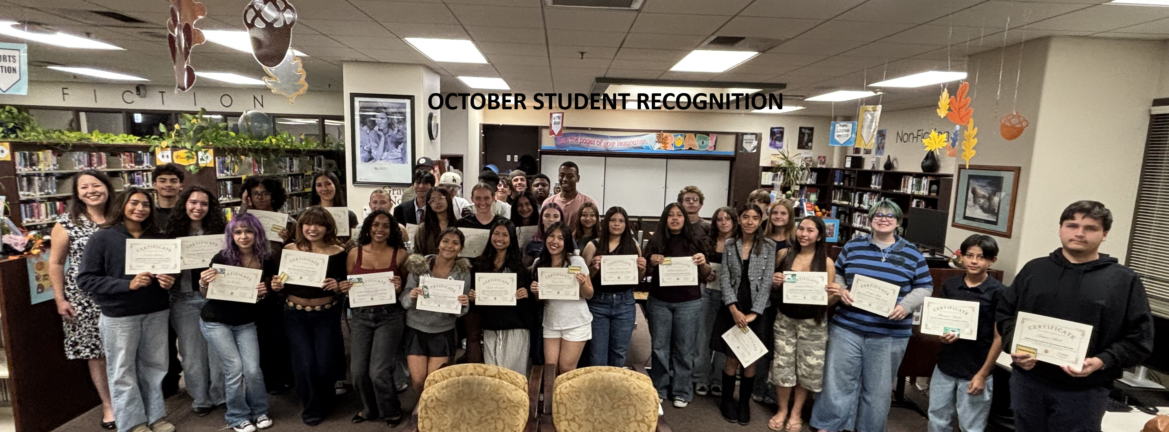 October Student Recognition