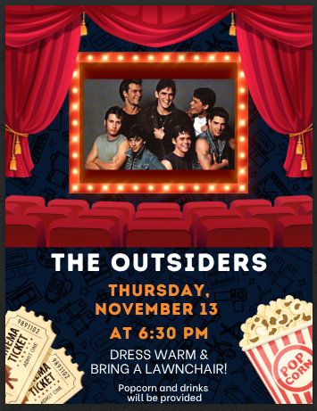 Senior Movie Night Flyer