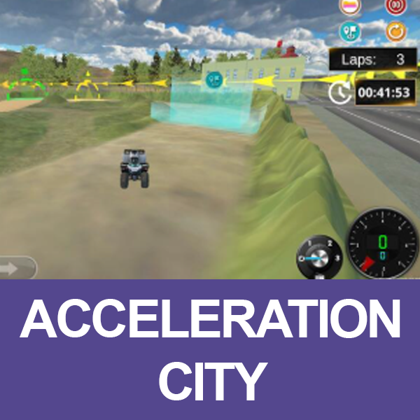 Acceleration City image of car game